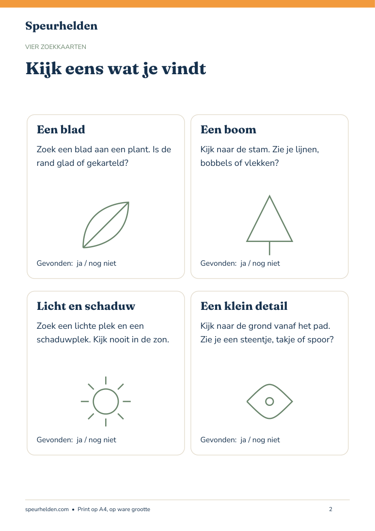 Voorbeeldpagina van De kleine natuurontdekkers