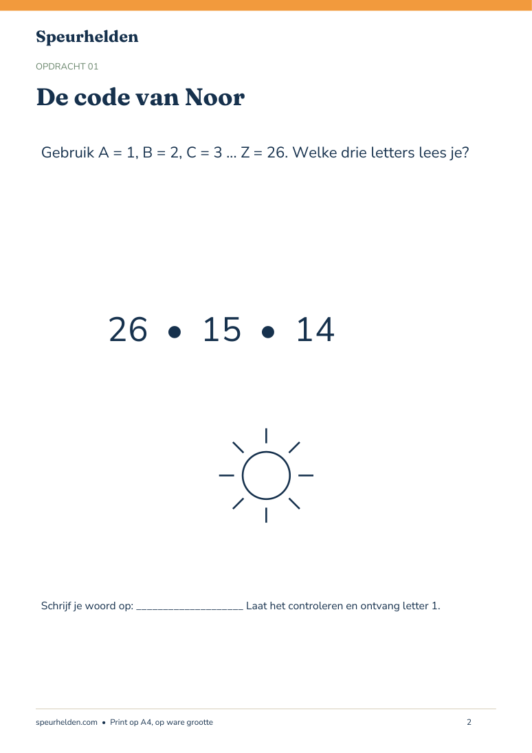 Voorbeeldpagina van Het geheime sterrenbericht