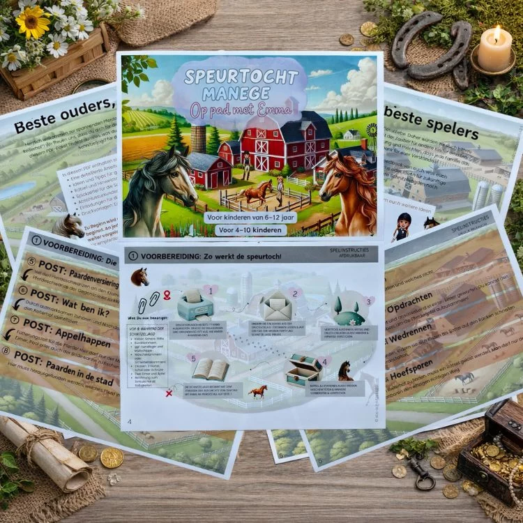 Paarden speurtocht – voorbeeld 1