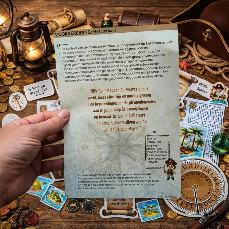 Piraten speurtocht – voorbeeld 3